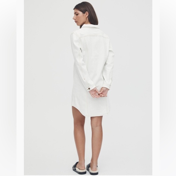 Legoe Heritage Maternity Denim Shirtdress - Picture 4 of 7